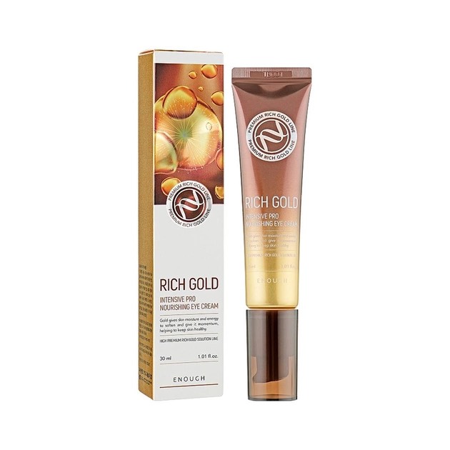 Enough Крем для век с золотом питательный Rich Gold Intensive Pro Nourishing Eye Cream, 30мл